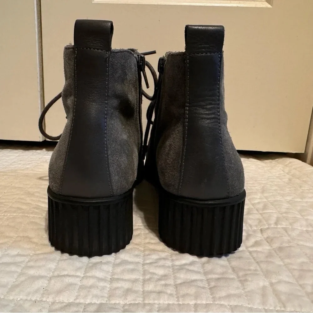 Aerosoles Umpire Wedge Bootie Grey Sz 8.5